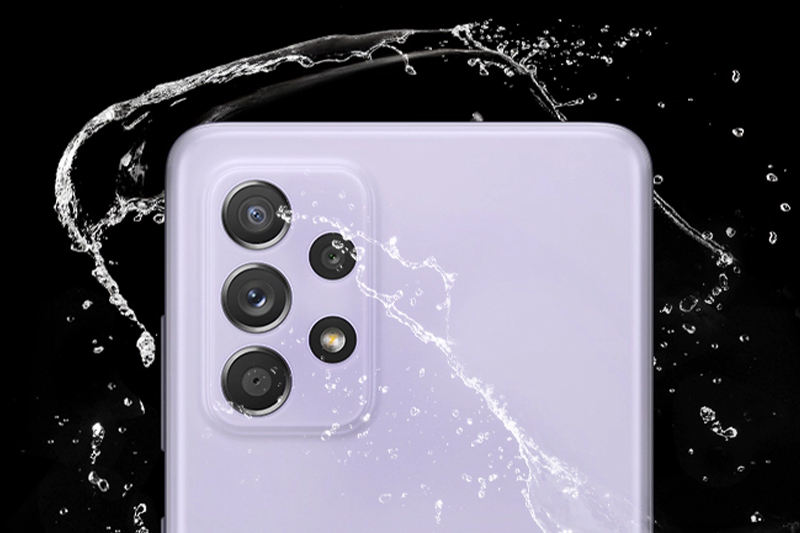 Kháng nước và bụi chuẩn IP67, giúp tránh hư hỏng khi tiếp xúc với nước